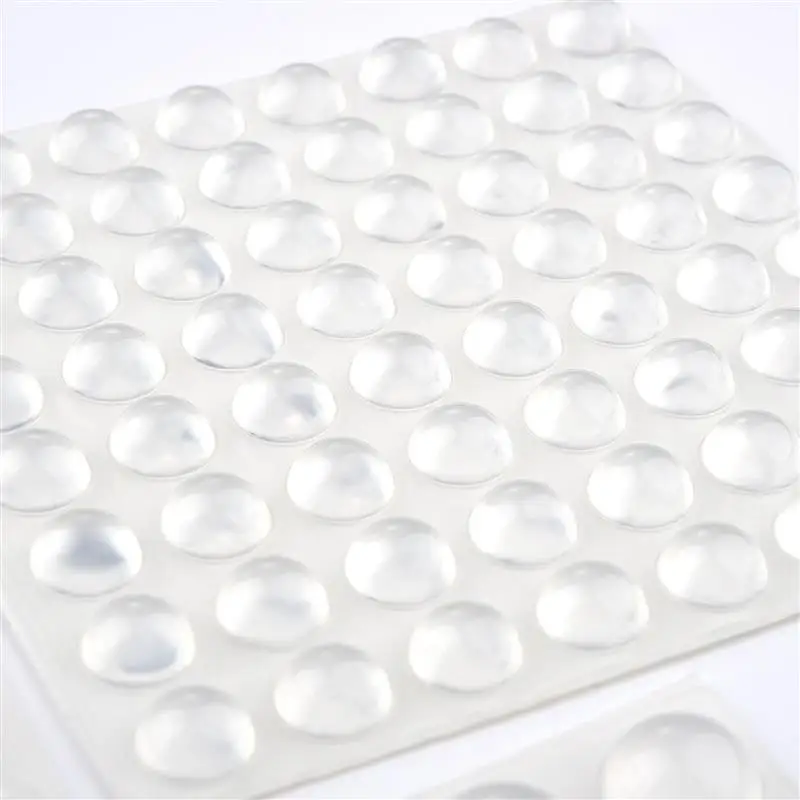 36-100Pcs Soft Silicone Rubber Anti Slip Bumpers Feet Pads Damper Buffer Cabinet Bumpers Silicone Furniture Pads Drawer Door Pad