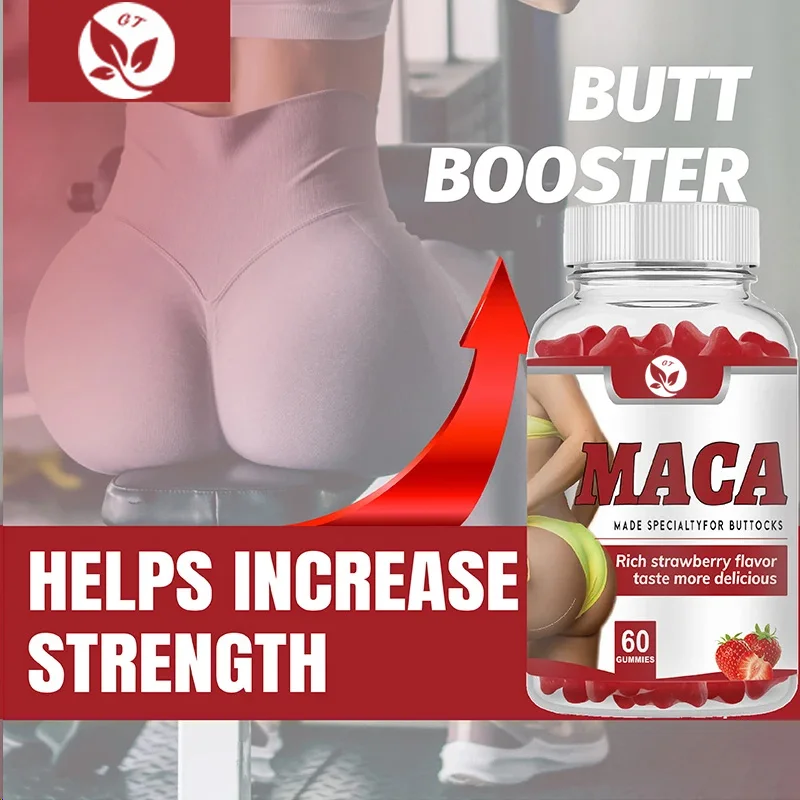 1 Bottles Natural Buttock Enlargement Gummies Big Up Pills Big Ass Buttocks Lift Firming Massage Buttocks