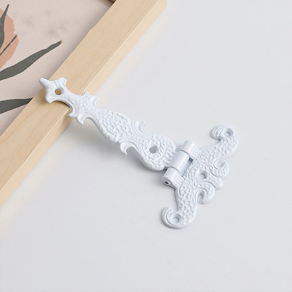 

6 Pcs Retro Alloy Loom Decorative Hinges Small Cabinet for Boxes Vintage Metal Crafts Replacement