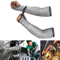Level 5 Safety Sleeves Anti Cut Arm Puncture Gloves Cutting Resistant Bracers Protector Household Breathable Arm Guard Gloves