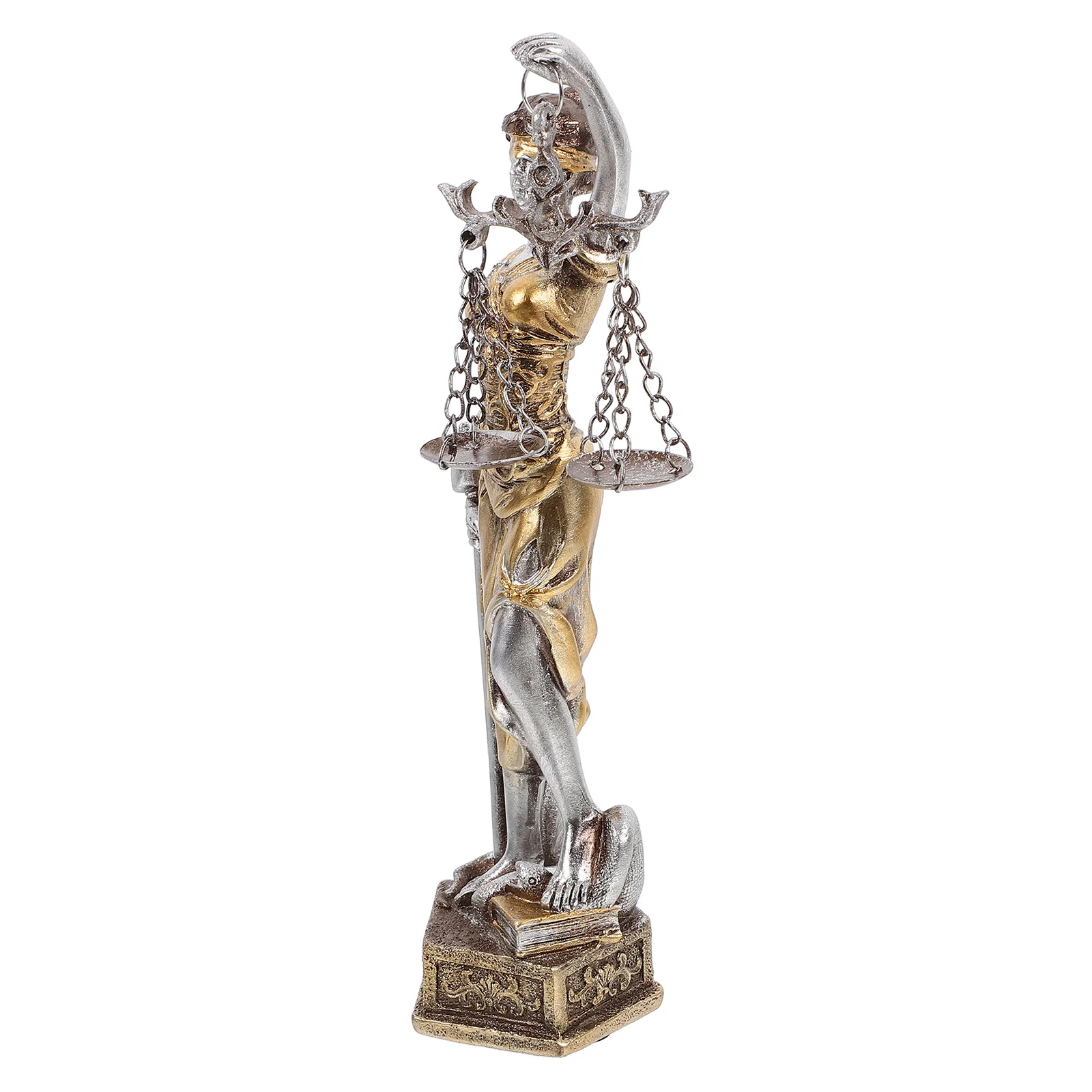 Statue Greek Decor Balance Scale Scales of Large Lawyer Home Statues Decorations