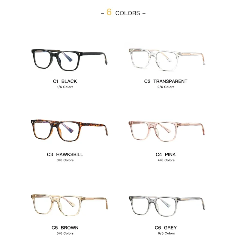 Kizn moda all-match feminino óculos de miopia quadro computador anti-luz azul prescrição óptica personalizável óculos-0.50 a-10