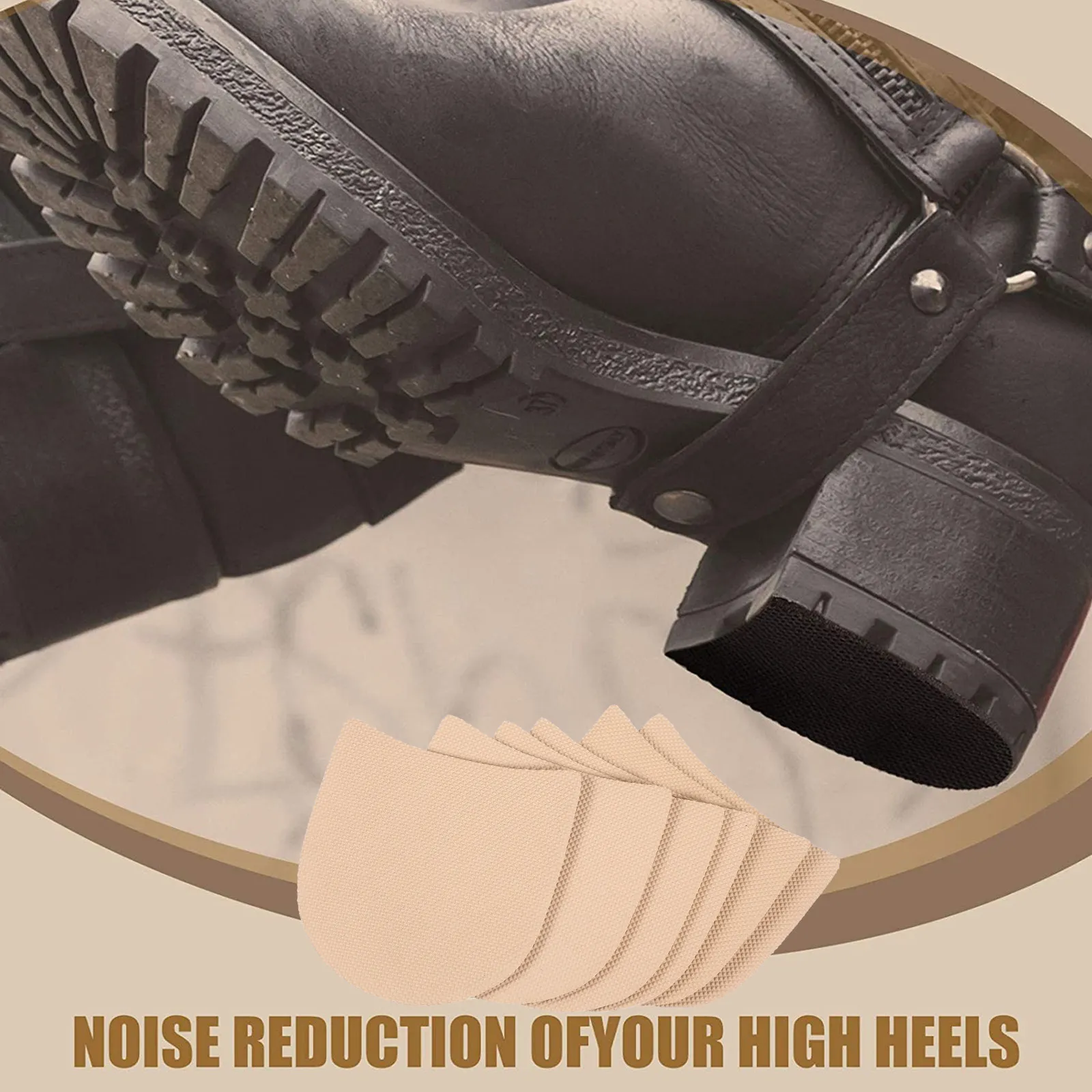 

3 пары противоскользящих накладок на подошву обуви, долговечные, с защитой от скольжения, ремонтные патчи для ботинок, кроссовок и другой обуви