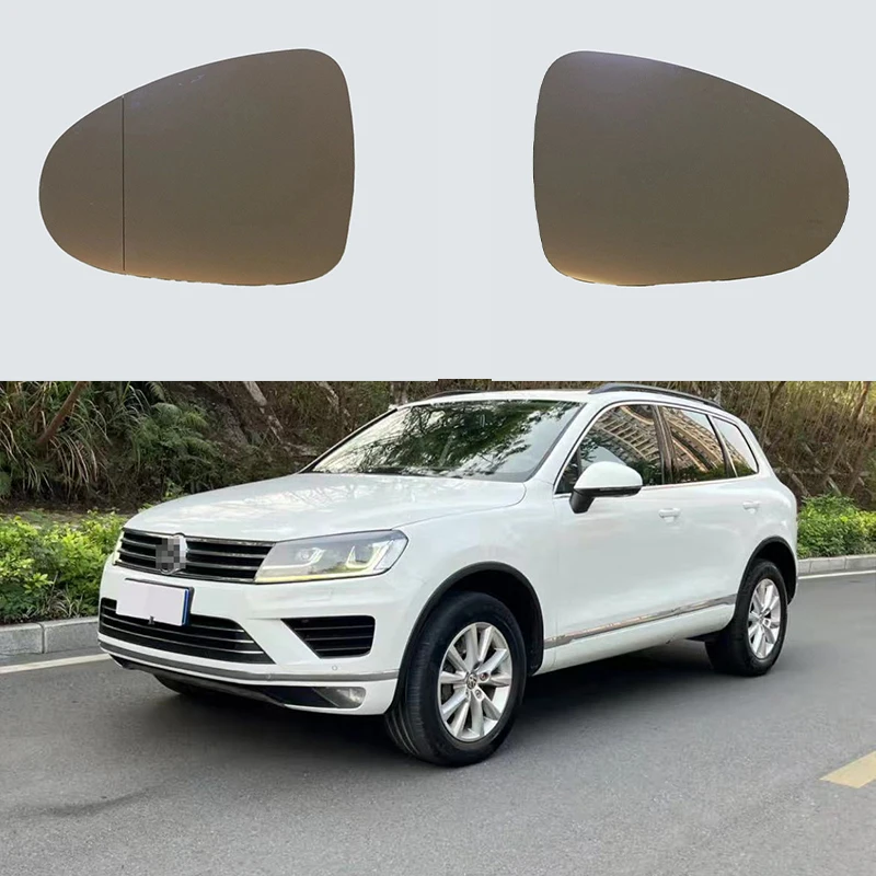 

Auto Left Right Heated Wing Rear Mirror Glass for VW Touareg 2011 2012 2013 2015 2017 2018 7P6857521 7P6857522 Side rearview