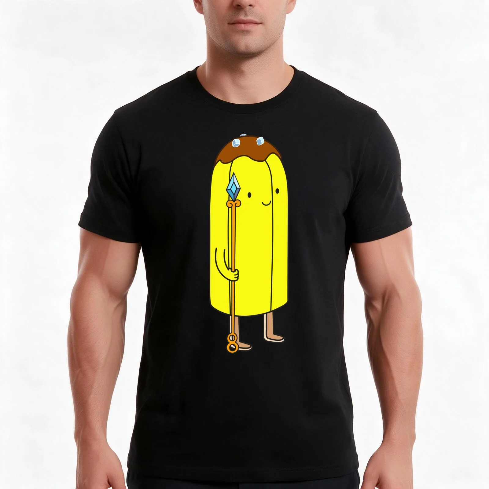 Banana Guard T-Shirt, Summer Casual Cotton Tee, Oversized Streetwear Tops, Vintage Graphic Print, Loose Fit Short Sleeve