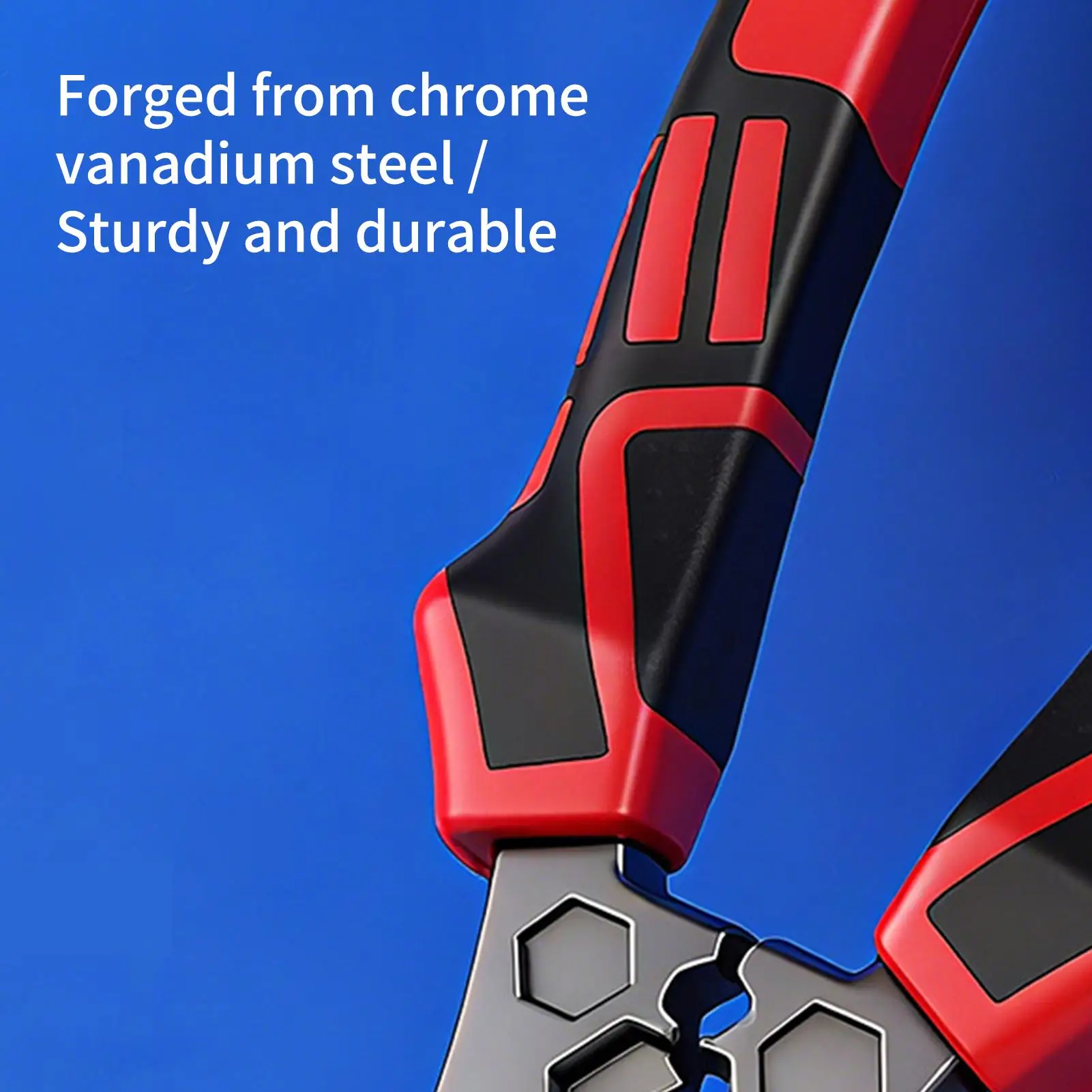 

Industrial-Grade Multi-Function Aviation Snips Ergonomic Arc Grip & Safety Lock, Cuts Aluminum, Copper, Steel, Wire Industrial