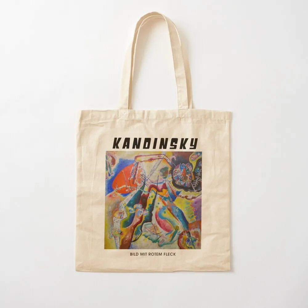 بليد ميت روتم فليك بواسطة فاسيلي كاندينسكي حمل حقيبة لطيف كيس مزموم قابلة لإعادة الاستخدام أكياس البقالة حقيبة حزمة صديقة للبيئة للشاطئ #2