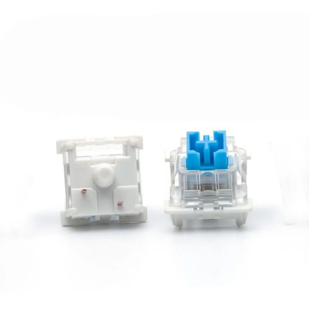 Dustproof Blue Keyboard Clicker Replacement Switches,50 Pcs 3 PIN Mechanical Keyboards