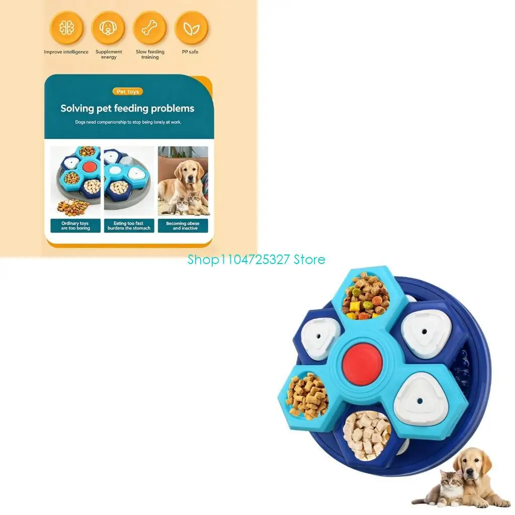 D8KF 3 Piece Dynamic progressive Consumption Container canines Stimulates Appropriate Processing