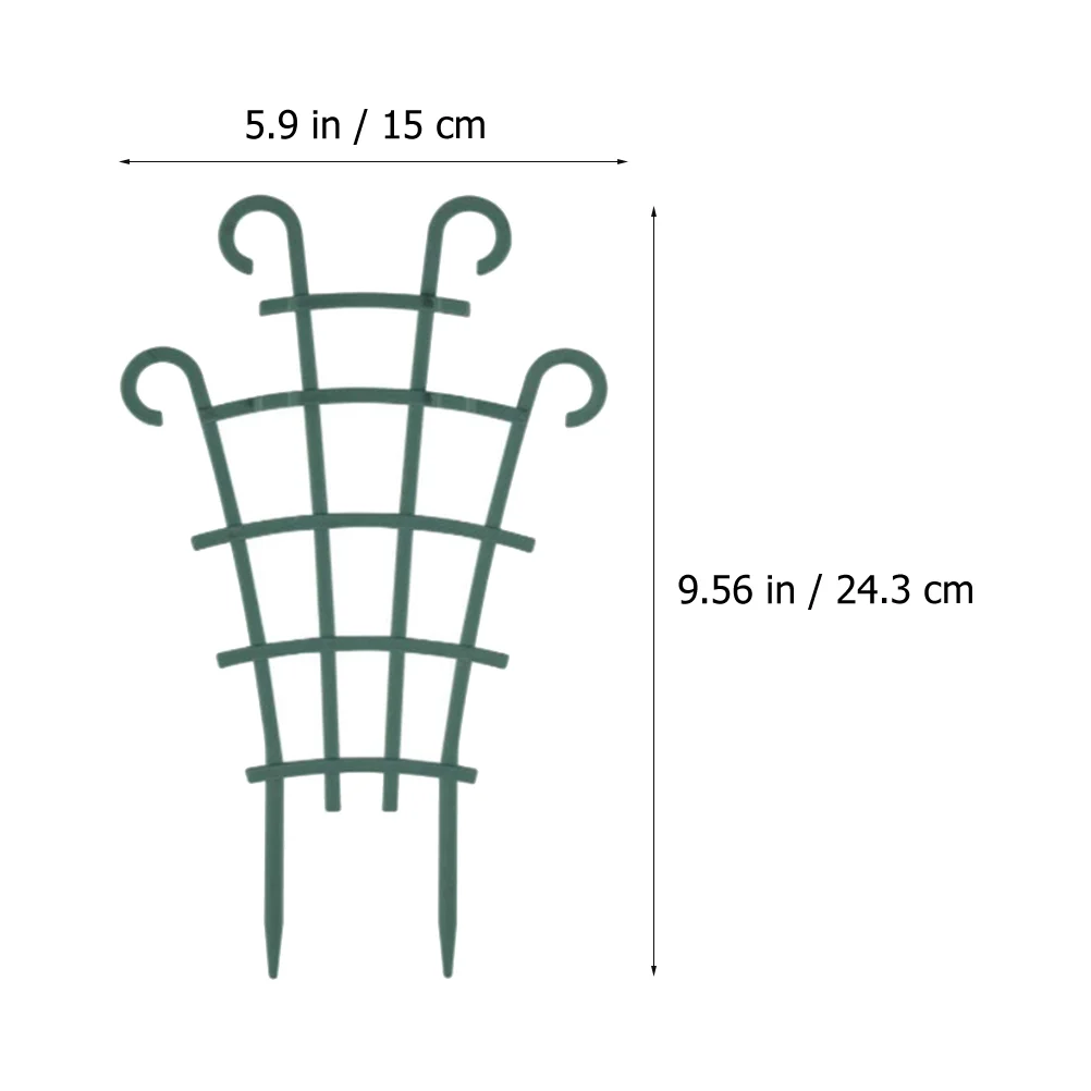 6 Pcs Plant Climbing Bracket Support Rods of Plants Orchard Garden Stakes Flower Holder Guide Climbers Tomatoes Vine