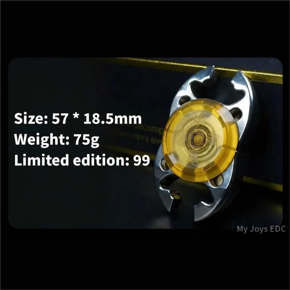 My Joys EDC Star Pinze Fidget Spinner a due pale Fidget Toys per adulti Accessori da scrivania Gadget per alleviare l'ansia