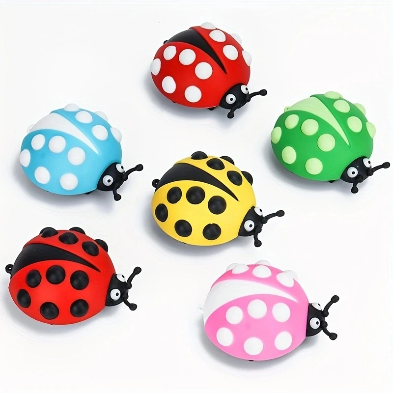 3D ladybug decompression toy, pressure bubble decompression ball, pinch ball decompression toy