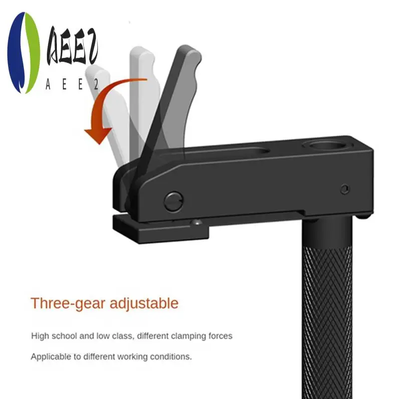 

AEE2-Ganwei,2Pcs Woodworking Fast Hold Down Bench Dog Clamp Desktop Quick Acting Hold Down Clamp Fast Fixed Clip For Dog Hole