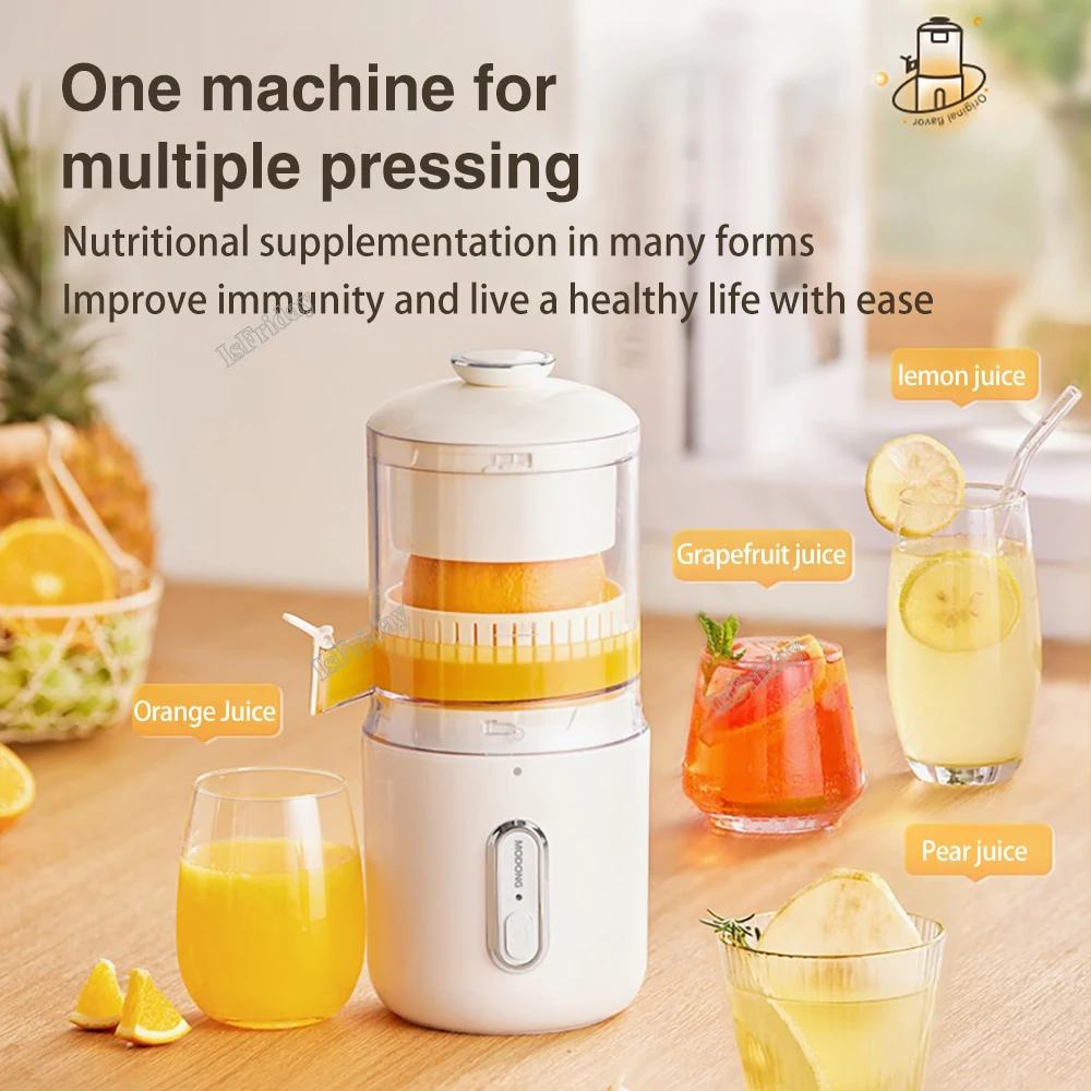 Electric Juicer Multifunctional Orange Lemon Blender USB Rechargeable Wireless Portable Mini Fruit Squeezer Pressure Juicers