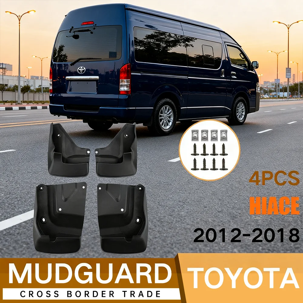 

For Hiace 2012-2018 Car Wheel Arch Flares Tire Mudguard Extension Modification Accessories