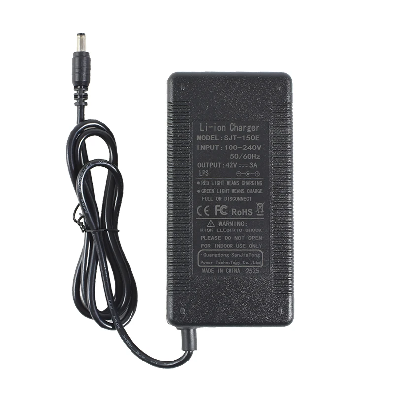 36V Li-ion Battery Charger 3A Output 42V3A Charger for 36V Lithium Battery High Quality Fast charger with Cooling fan
