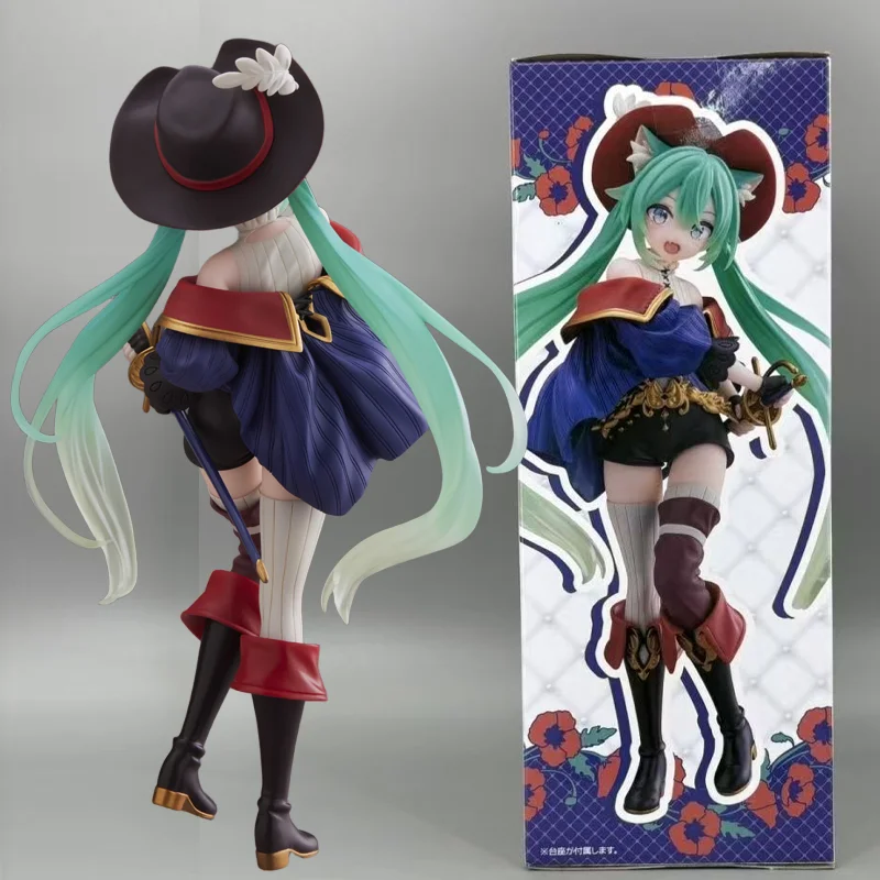 

Genuine Taito Hatsune Miku Wonderland Figure Hatsune Miku PVC Original In Stock Anime Figure Model Collector Figurine Toys Gift