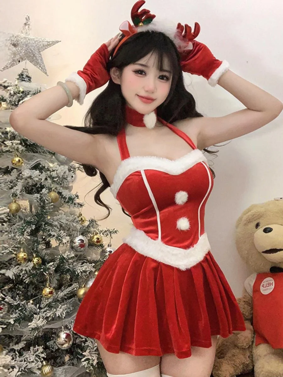 Sexy Samt Dr Damen Halloween Bühnenkostüm Fem Broaasters Pure Desire Cisas Faion ow Outfit