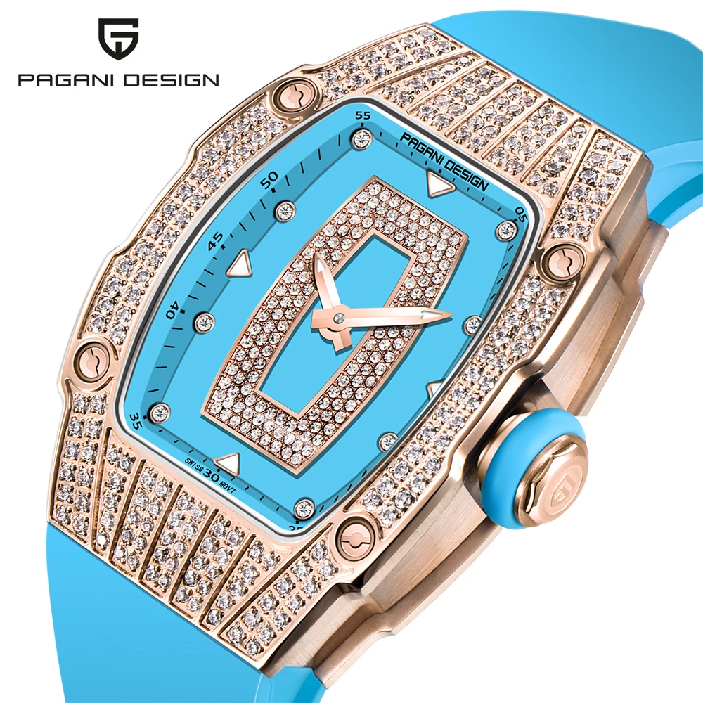 

2024 NEW PAGANI DESIGN Luxury Women Fashion Quality Diamond Studded Quartz Watches Ladies Elegant Wristwatches reloj mujer