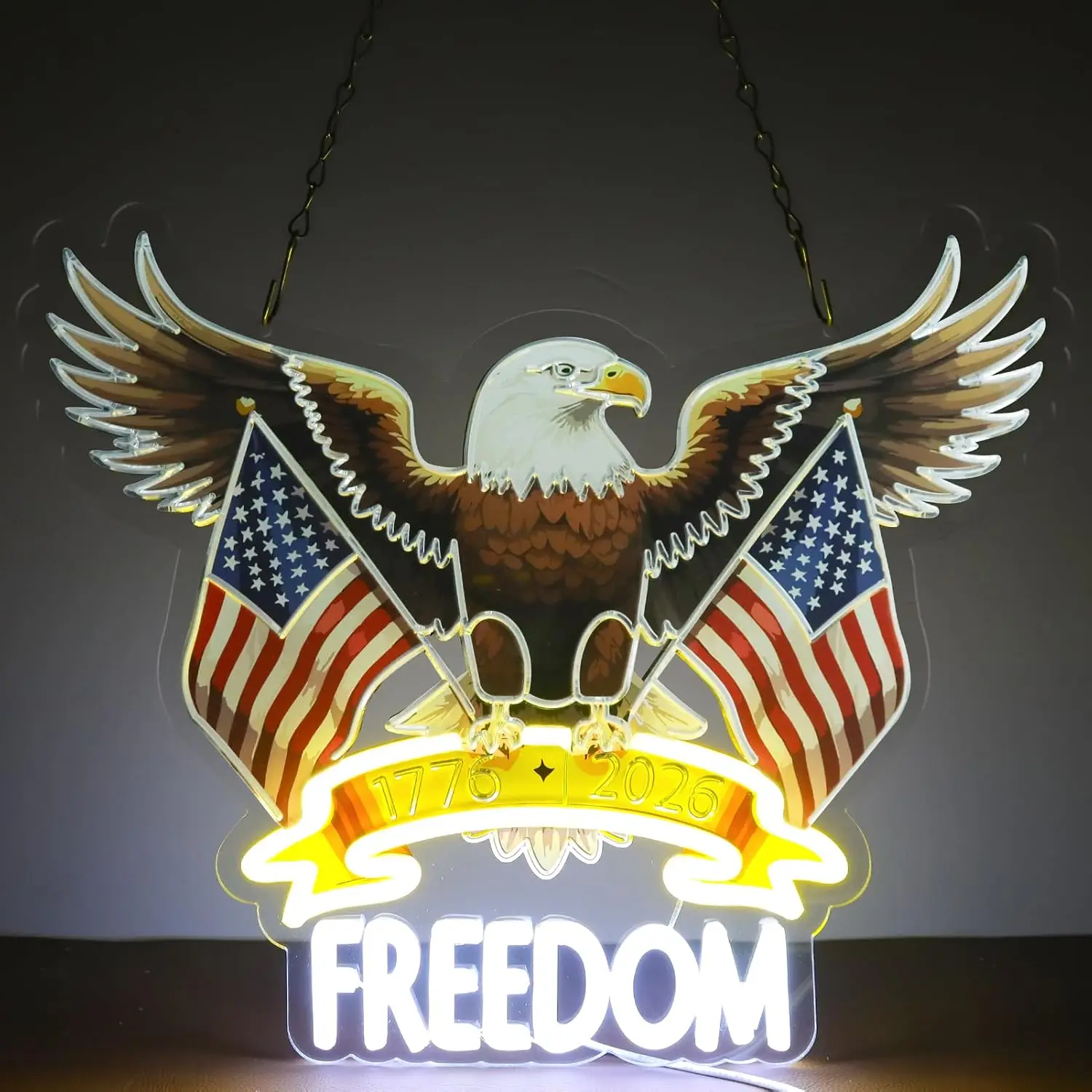 

Неоновая вывеска «250-летие США», настенный светильник, USB LED неоновая лампа для бара, клуба, вечеринки, спальни, декор, подарок