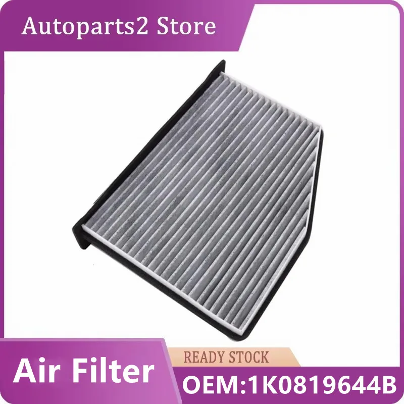 

1K0819644 1K0819644B 1K1819653A Car Pollen Cabin Air Filter For Seat Alhambra Altea Leon Toledo 2007 2008 2009 2010 2011 2012