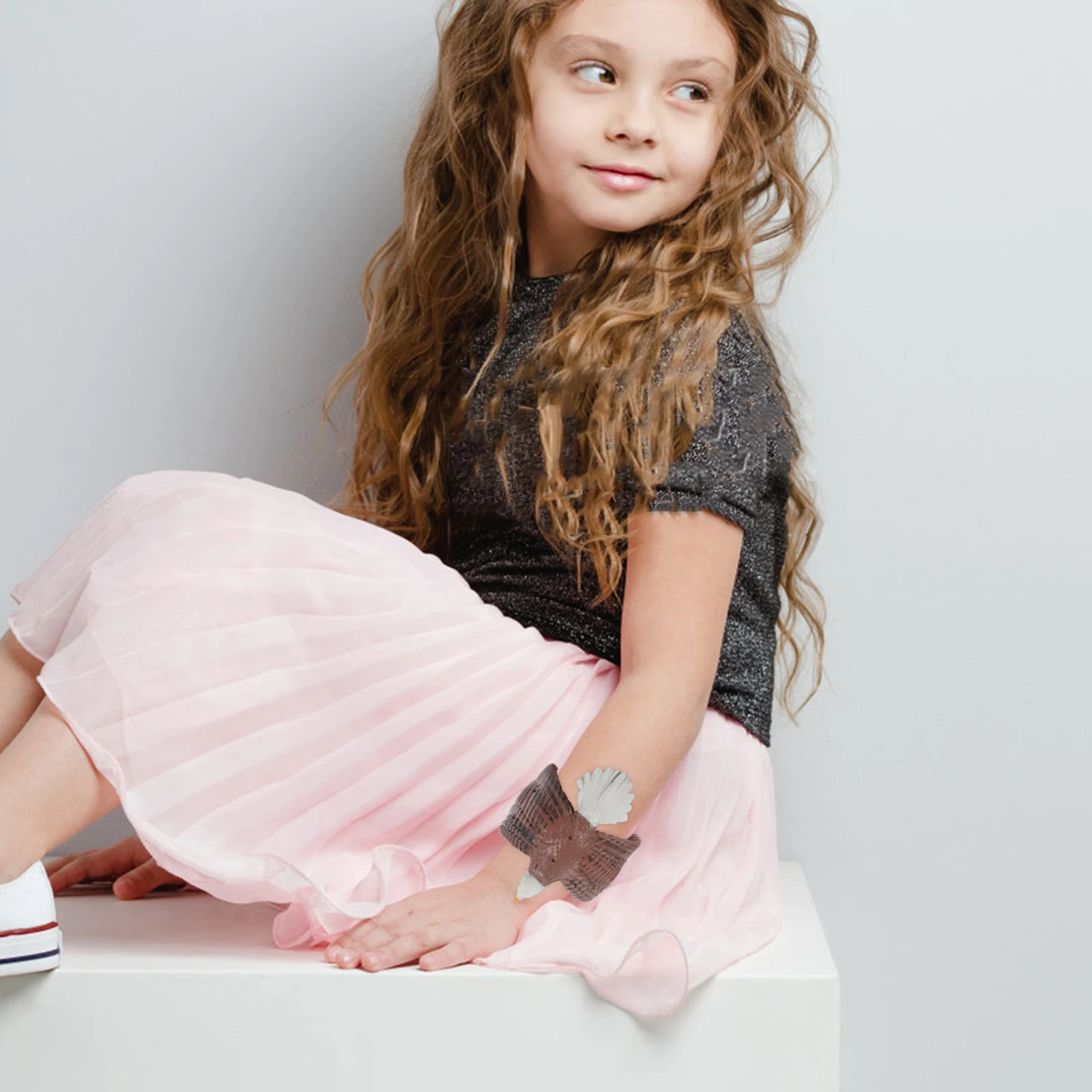 Animal Bracelet Party Bracelets Papa Circle Print Wristband Kids Slap Tpr Birthday for Girls Child