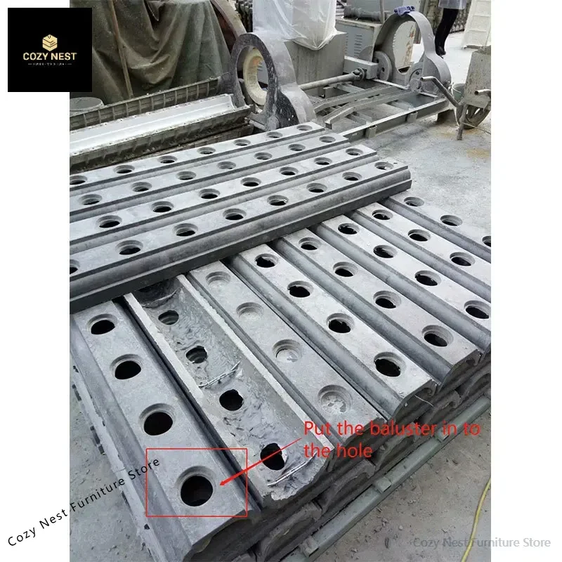 Factory direct sales Prefabricated line pressing mold Balcony railing Handrail Line Abrasives Roman column Bottom pressing