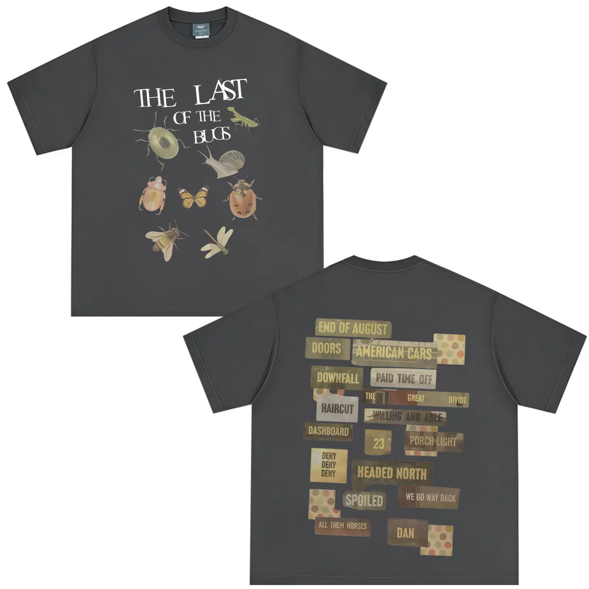 Noah Kahan The Great Divide Tour 2026 Graphic T-shirt Men Women Fashion T-shirt Summer Casual Cotton Aesthetic Trend T-shirts