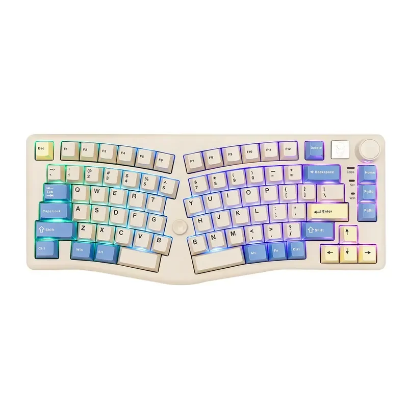 Hot Sale New LEOBOG A75 75% Alice Layout with Knob Side Light and North-Facing LEDs NKRO Tir-mode Magnetic Keyboard for Home