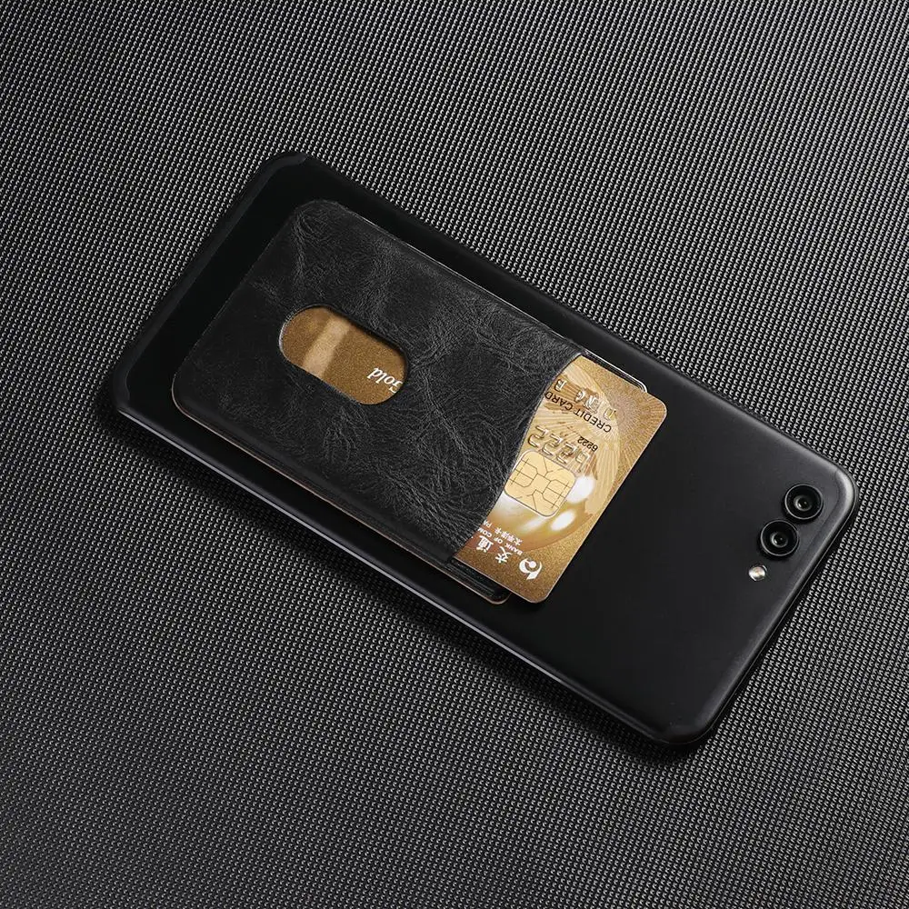 Fashion Accessory Adhesive Sticker Cellphone Pocket Card Holder Wallet Case Bag Pouch