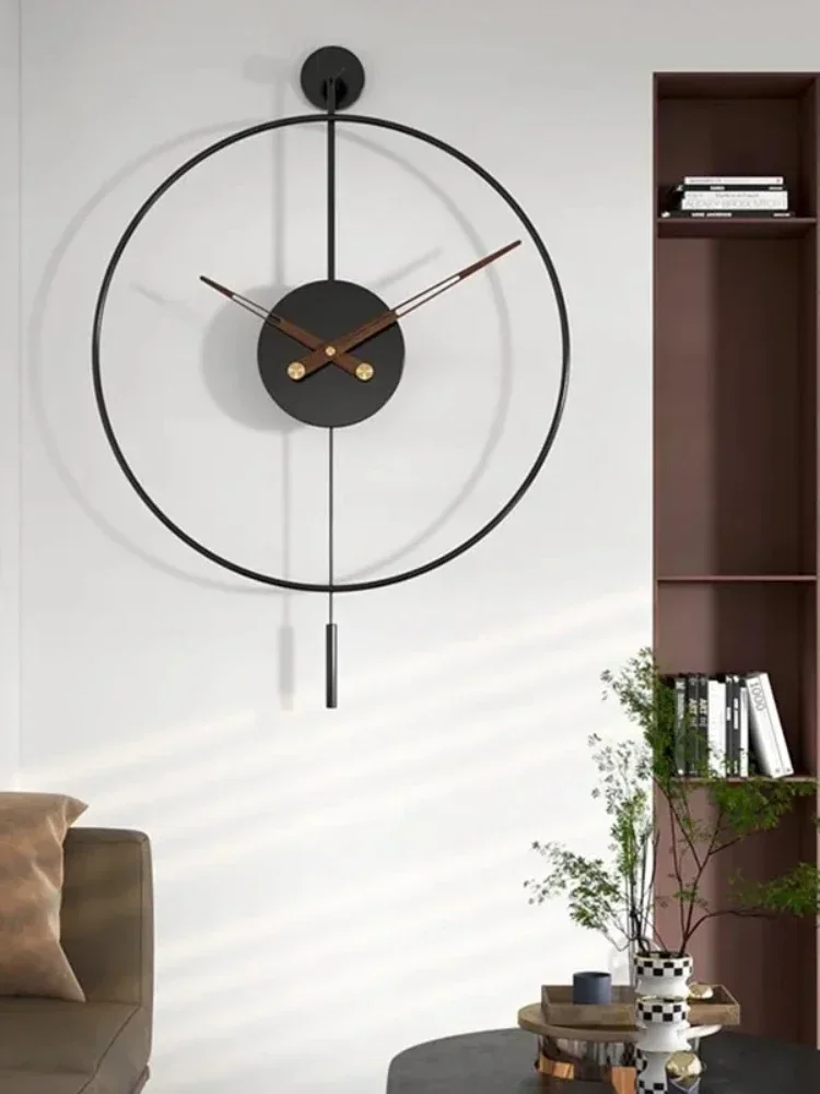 Stylish Unique Wall Clock Modern Design Luxury Simple Chic Wall Watch Living Room Creative Orologio Da Parete Home Decor