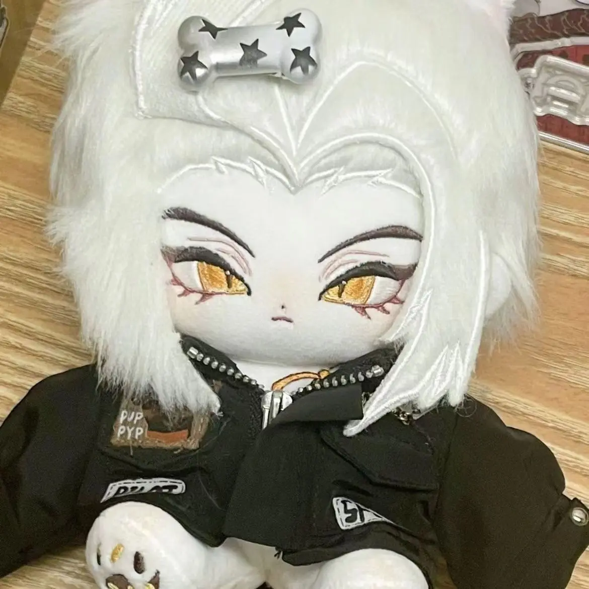 20 centimetri Anime Hell Hotel Alastor Adam Lute Peluche Corpo della bambola Vestiti del fumetto Cosplay Dress Up Bambole di cotone Giocattoli Regali di Natale per il bambino
