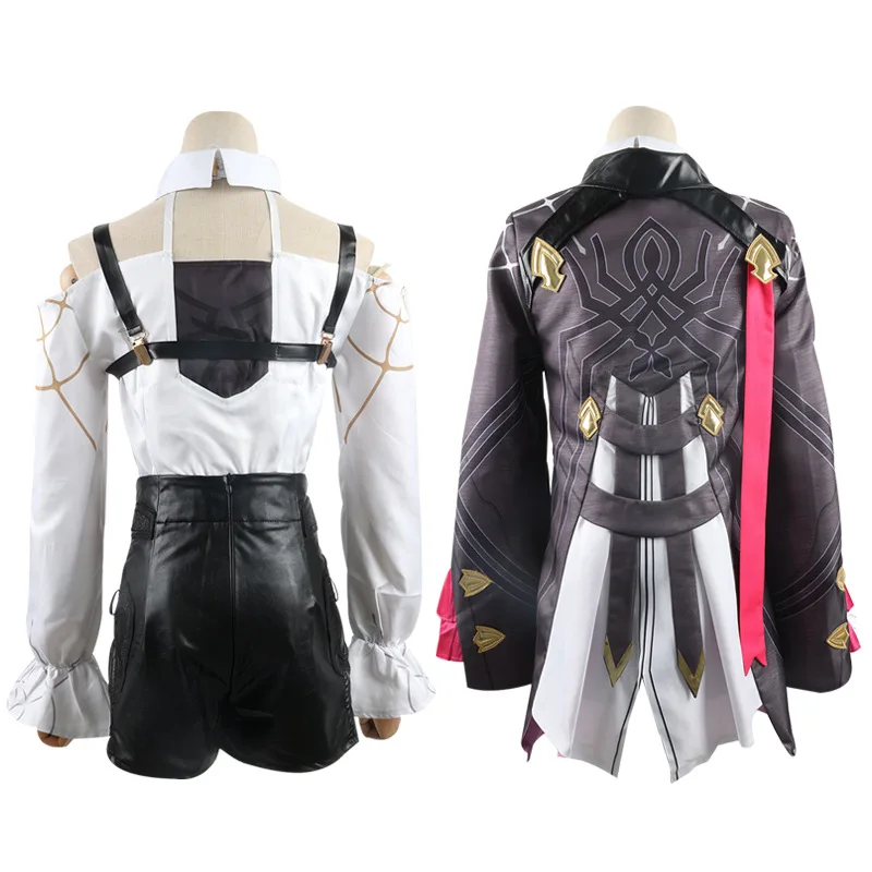 Honkai Star Rail Cosplay Costume Honkai Kafka Cosplay Costume Helloween Party Suit with Wig Kafka Outfit Uniform