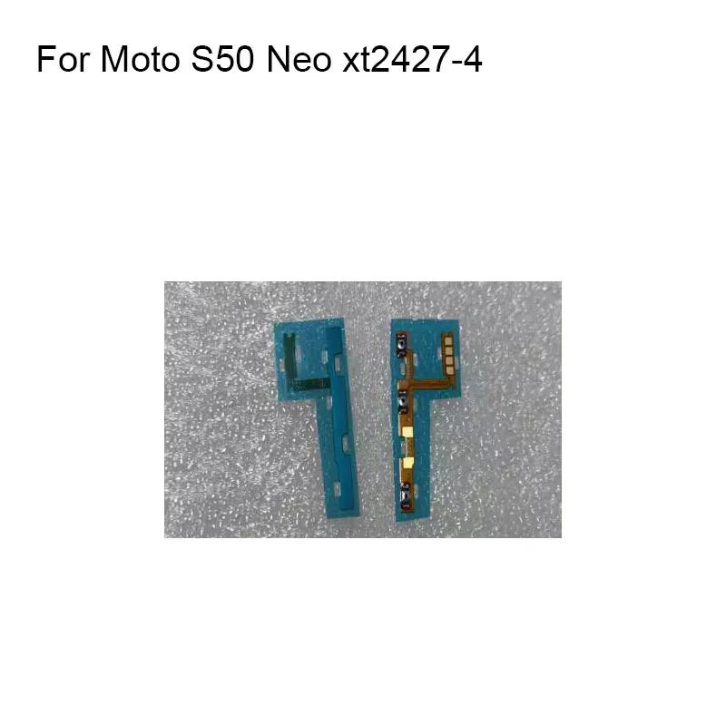 For Moto S50 Neo Power Volume Button Flex Cable For Moto S 50 Neo Power On Off Volume Up Down Connector