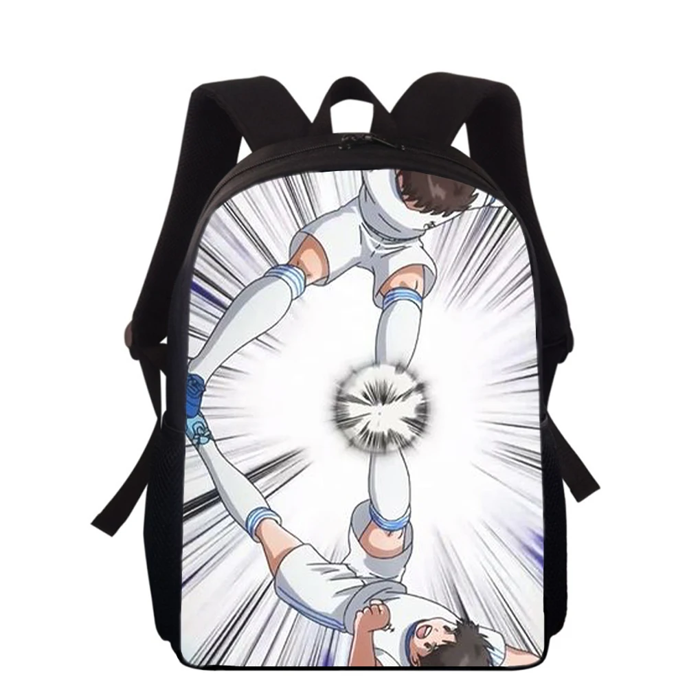 anime Captain Tsubasa 15” 3D Print Kids Backpack Primary School Bags for Boys Girls Back Pack Students School Book Bags