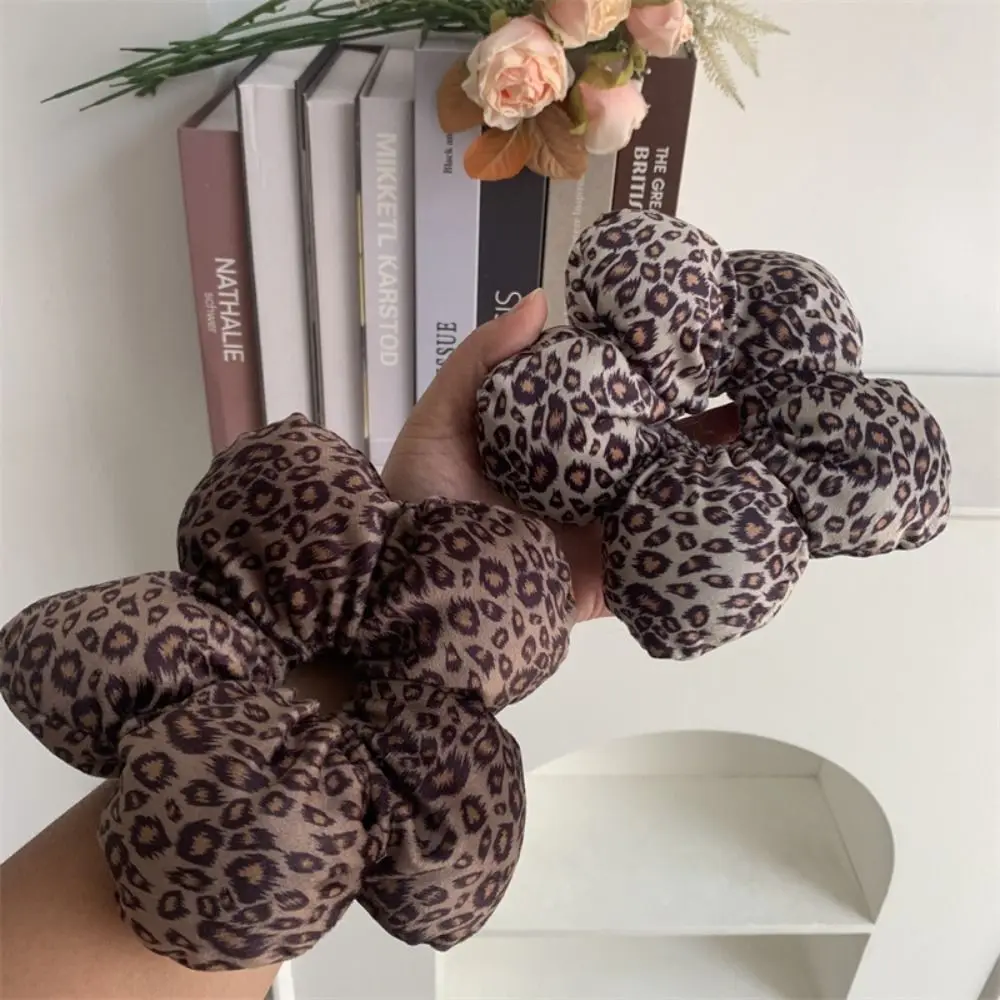 Flower Shape Lace Flower Scrunchies Cloth Sponge Embroidery Large Hair Scrunchies Korean Style Ponytail Holder