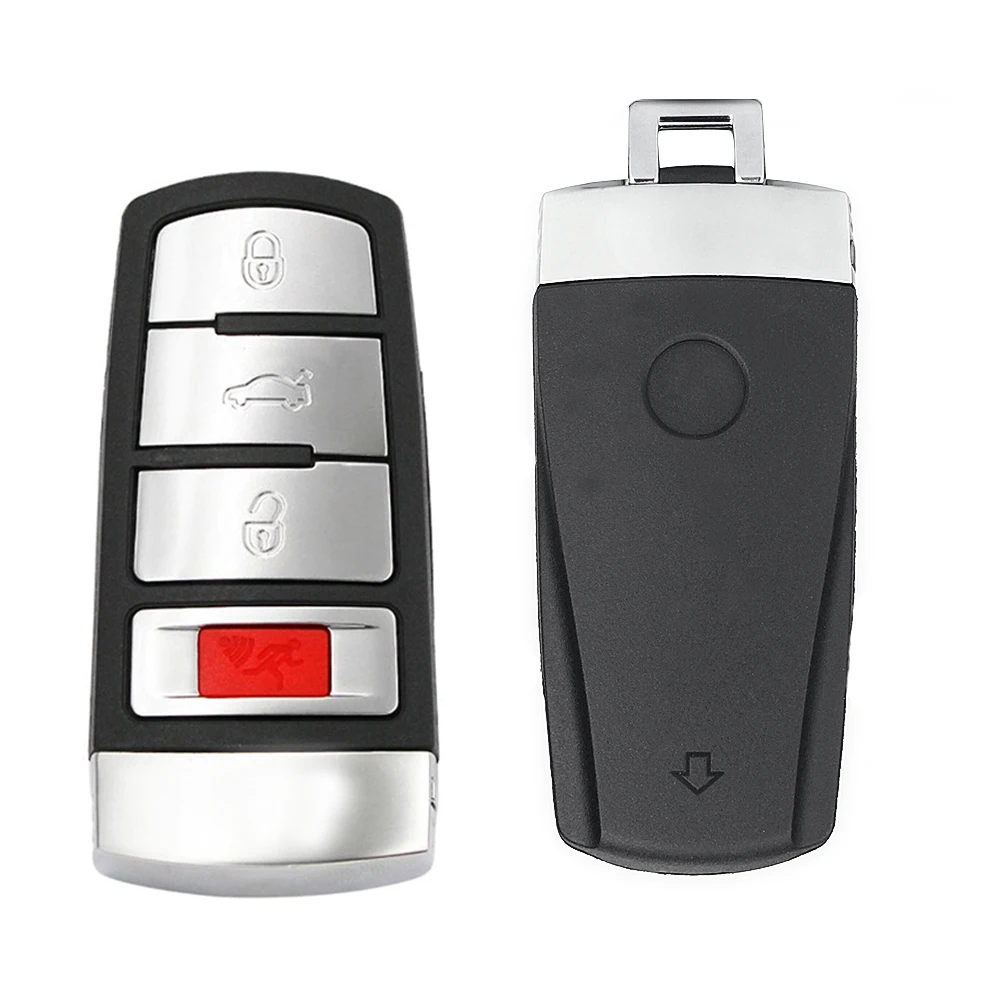 YIQIXIN 315MHz 4 Buttons Smart Card Remote Car Key For VW Volkswagen CC 2009-2015 Passat 2006-2013 NBG009066T ID48 Chip No Logo