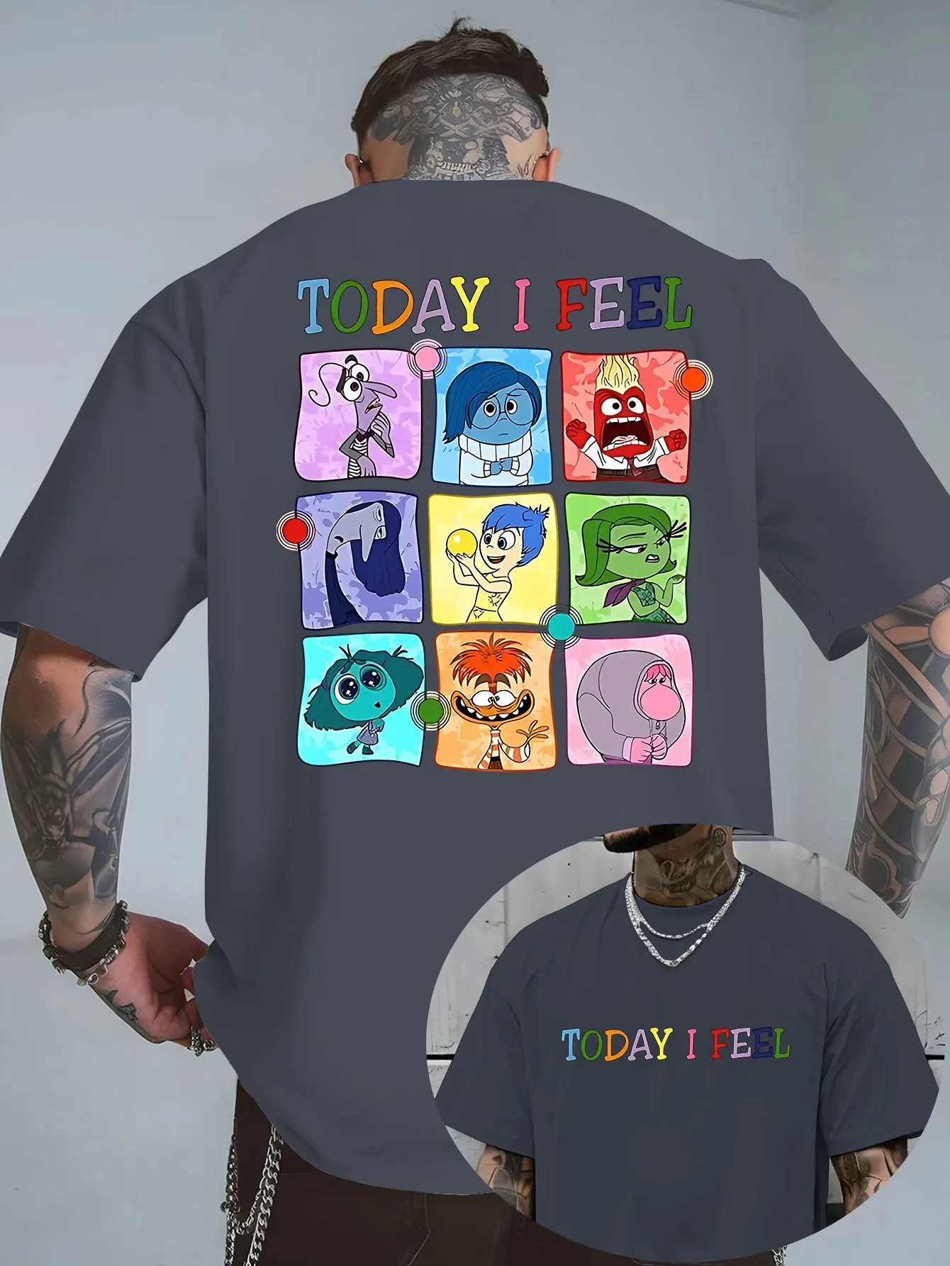 تي شيرت صيفي للرجال من Disney بنمط داخلي وخارجي، ملابس ترفيهية يومية وأنشطة موضوعية للجنسين من القطن بأكمام قصيرة كبيرة الحجم