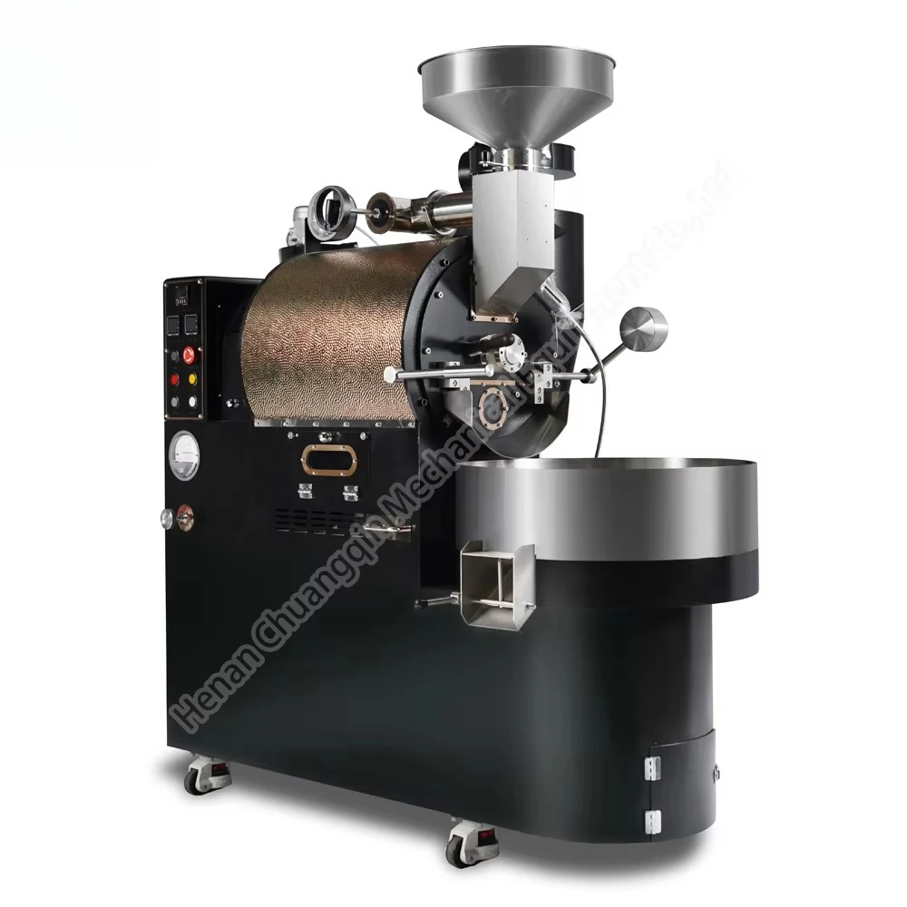 10kg Roasted Coffee Beans Machine Commercial Coffee Bean Roaster 12kg Sample Roaster Coffee view 2