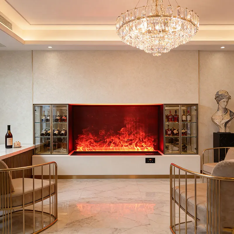 3D water fireplace steam Mist modern app living roomTV Cabinet Atomized Humidifier Decoration Indoor Vapor fireplace