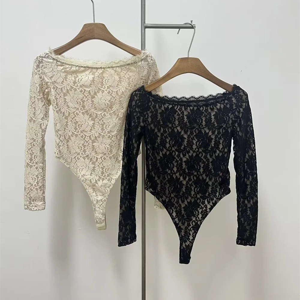 2025, Winter-Damen-Bodys aus Spitze, Spitzenkorsetts, sexy Damenoberteile, Hemden, Y2K-Kleidung, neue Mode, hochwertiges Party-T-Shirt