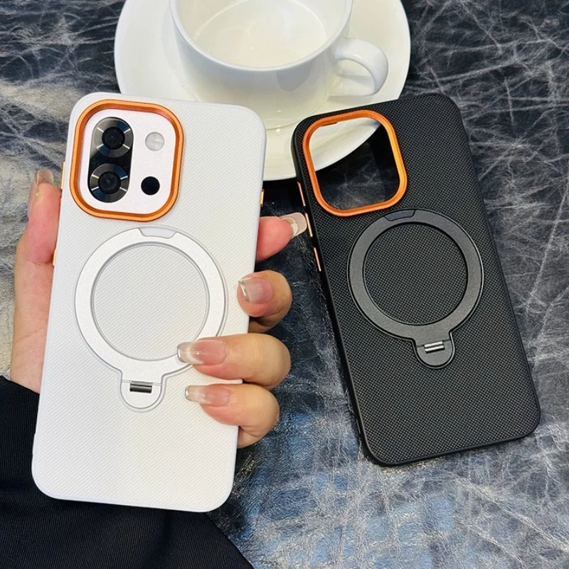 

Case For OnePlus 13T 13S Luxury Matte Magnetic Hybrid Metal TPU+PC Rotatable Kickstand Shockproof Cover For OnePlus 13T 13 Shell