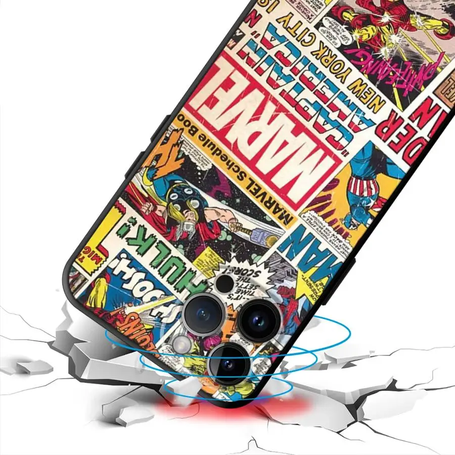 Case for Google Pixel 6 Pro 7 Pro 7a 6a 9 Pro XL 8 Pro 8a 9a Soft Shell Marvel Spider Man