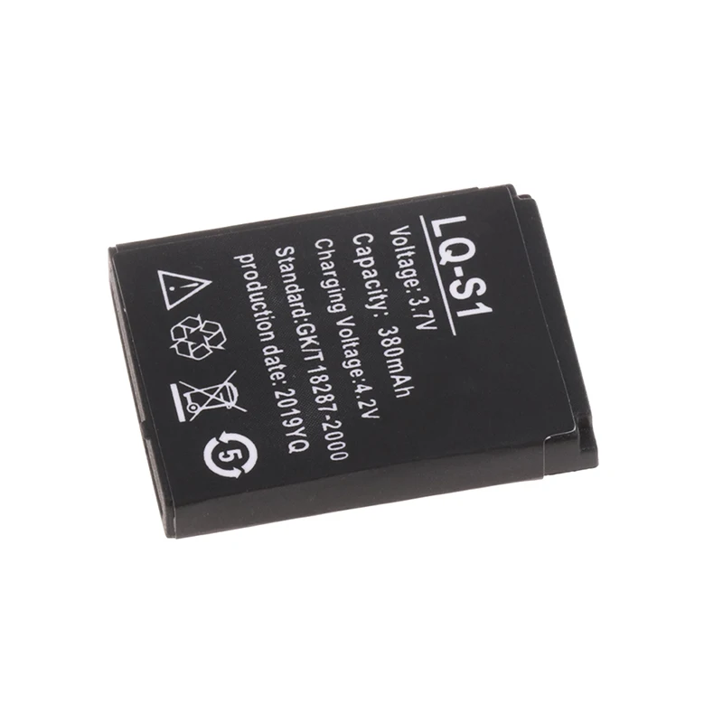 LQ-S1 Smart Watch Batterie 3.7V 380mAh Rechargeable Eddie ion Polymère Batterie Pour Smart Watch DJ-09 DZ09 GJD FYM-M9 SCX-M9