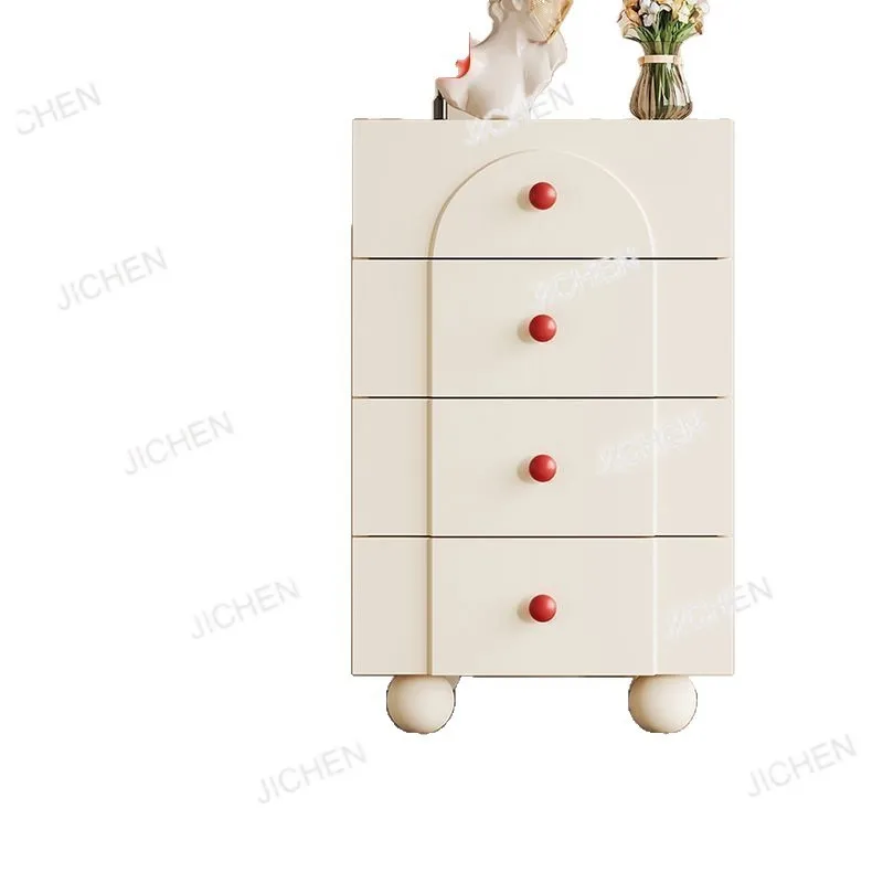 

Chest Bedroom Living Room Storage Cabinet Storage Bedside Table Four Chest Drawer Cabinet Small