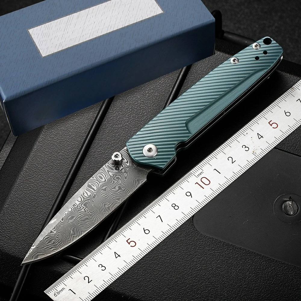 

BM485 Titanium alloy limited edition Outdoor Folding Knife Camping Wilderness Survival Emergency Folding Knife T6061 Handle