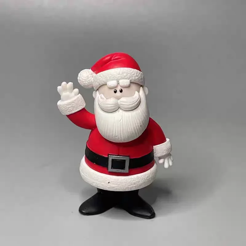 Rudolph The Red-Nosed Reindeer Model Christmas  Atmosphere Decoration for Children Figure Toys