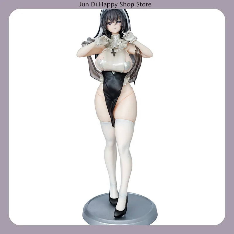 28 cm prière nonne debout Pose Anime fille Figure modèle Statue Collection bureau décoration ornement jouet cadeau pour les Fans