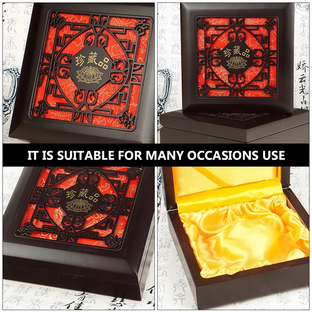 

Wooden Jewelry Box Storage Case Vintage Watch Container Ring Holder Bracelet ganizer H made Gift Idea Wedding Anniversary