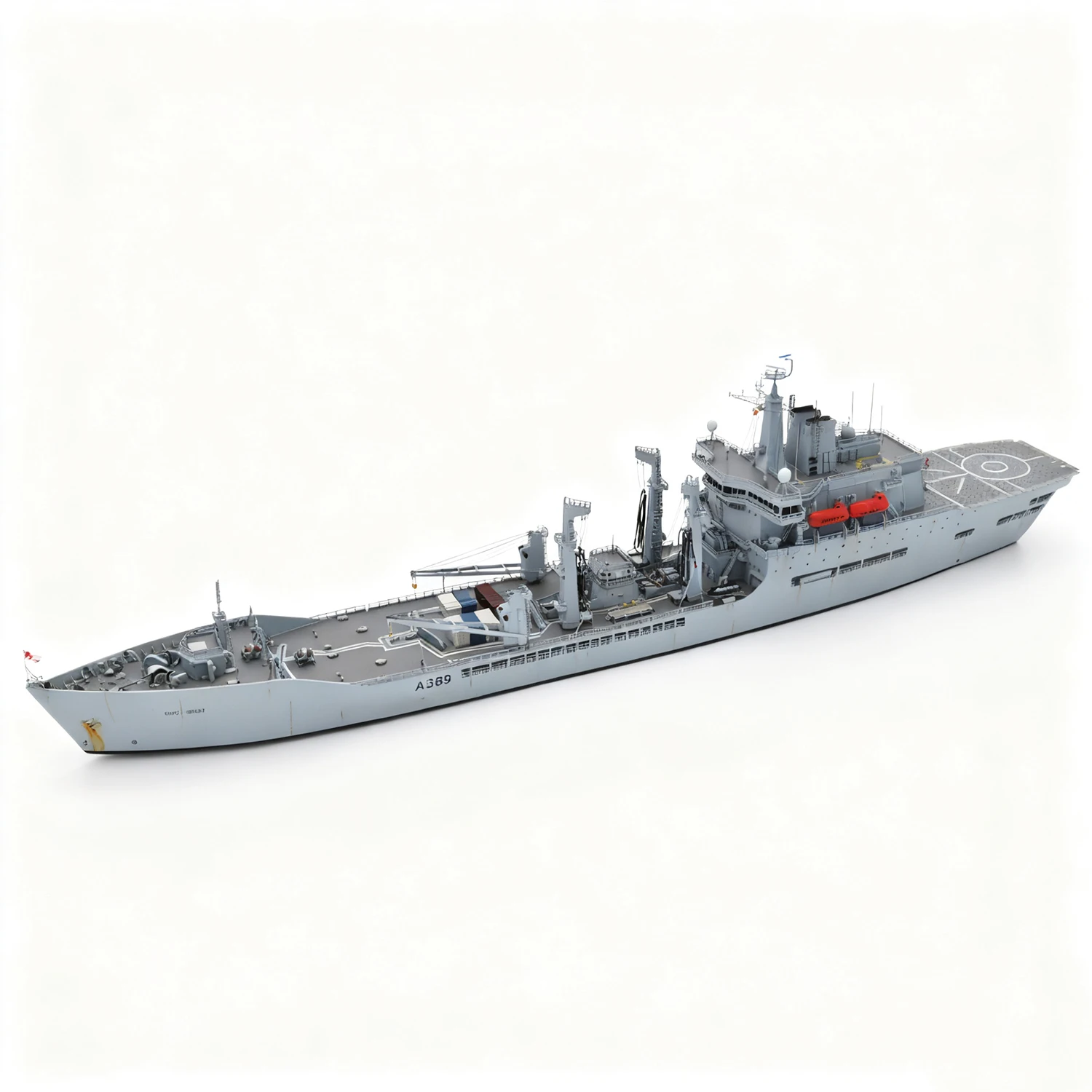 

1/700 British Wave Knight-class Supply Ship Assembly Model 34cm Resin Material Ship Static Model Ship Toy Ornament Warship Model